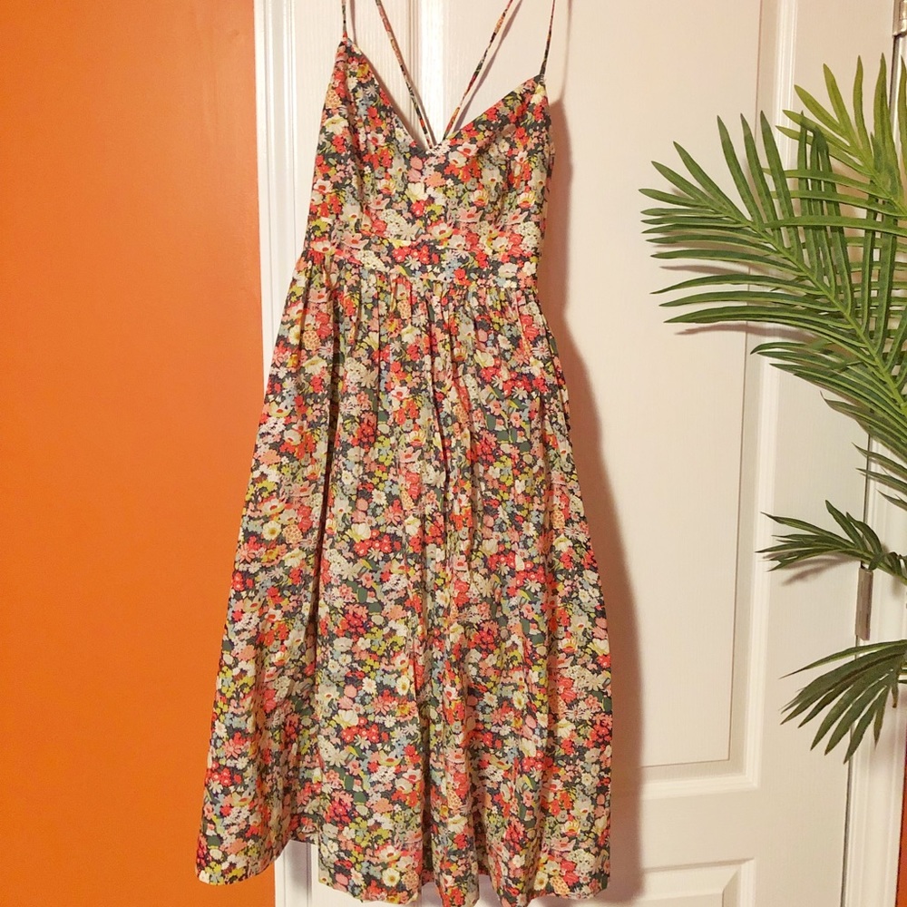 J Crew Midi Sundress (with pockets) Size 0